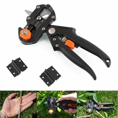GARDEN FRUIT TREE PRO PRUNING SHEARS SCISSOR GRAFTING CUTTING TOOL + 2 BLADE NEW