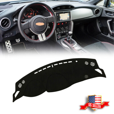 Black Dash Cover Dashboard Mat Car Interior Pad For 13-16 Toyota 86 Scion FRS