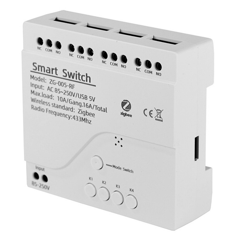 RF433  Home Automation DIY Breaker  Relay Voice Control