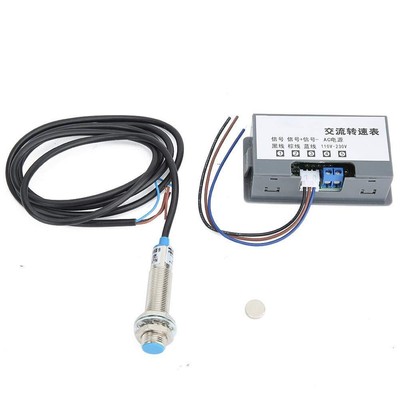 Meter Tachometer, AC 110V-230V High Measurement Accuracy Digital Speed Meter ...