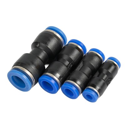 40 Pieces Straight Push Connector Pneumatic Connectors Air Line Accessories Hot