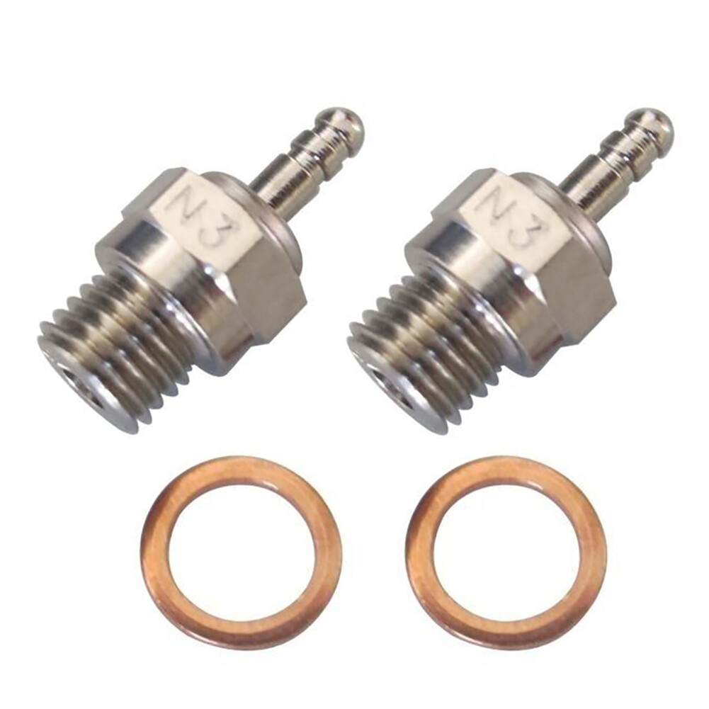 1x5x10x 70117 N3 Spark Hot Glow Plug For 1/10 1/8 3# Nitro RC Car HPI SHP HSP