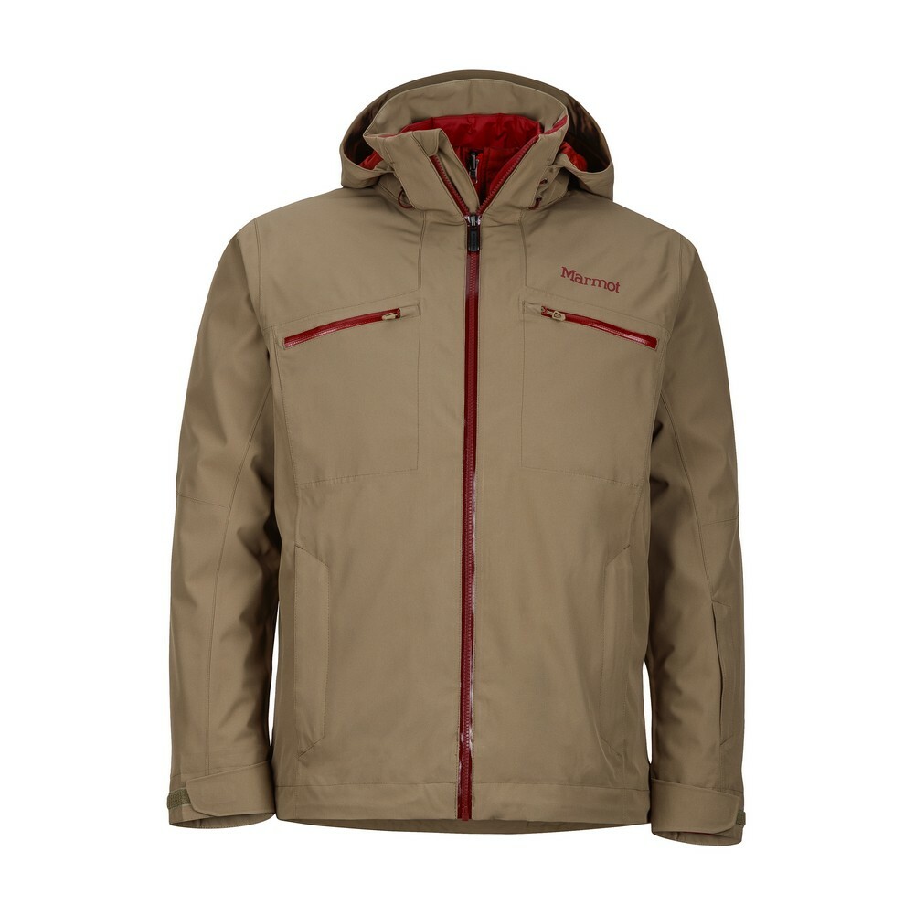 Pre-owned Marmot Men's  Component Jacket 3in1 Design Waterproof Choose Size In Desert Khaki Multi