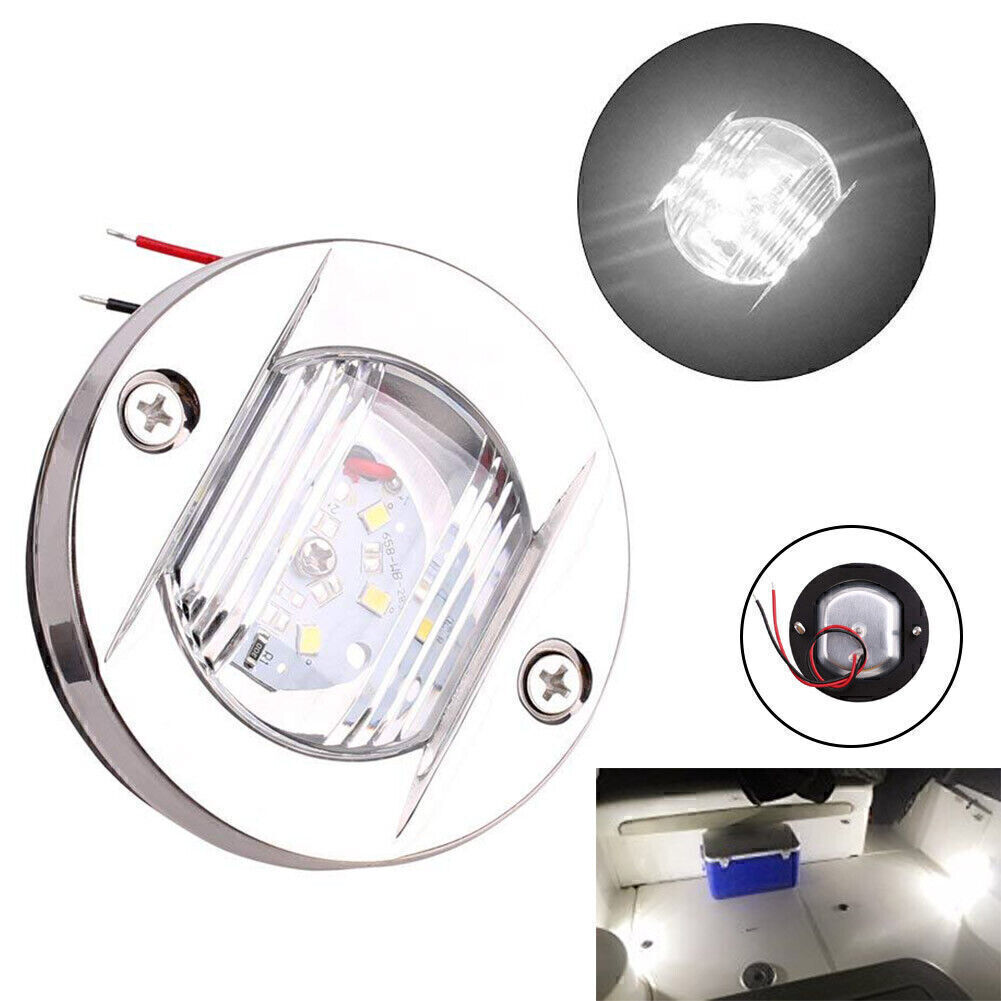 LED Bulb Transom Boat Navigation Lamp Anchor Stern NAV Light New Stainless Steel