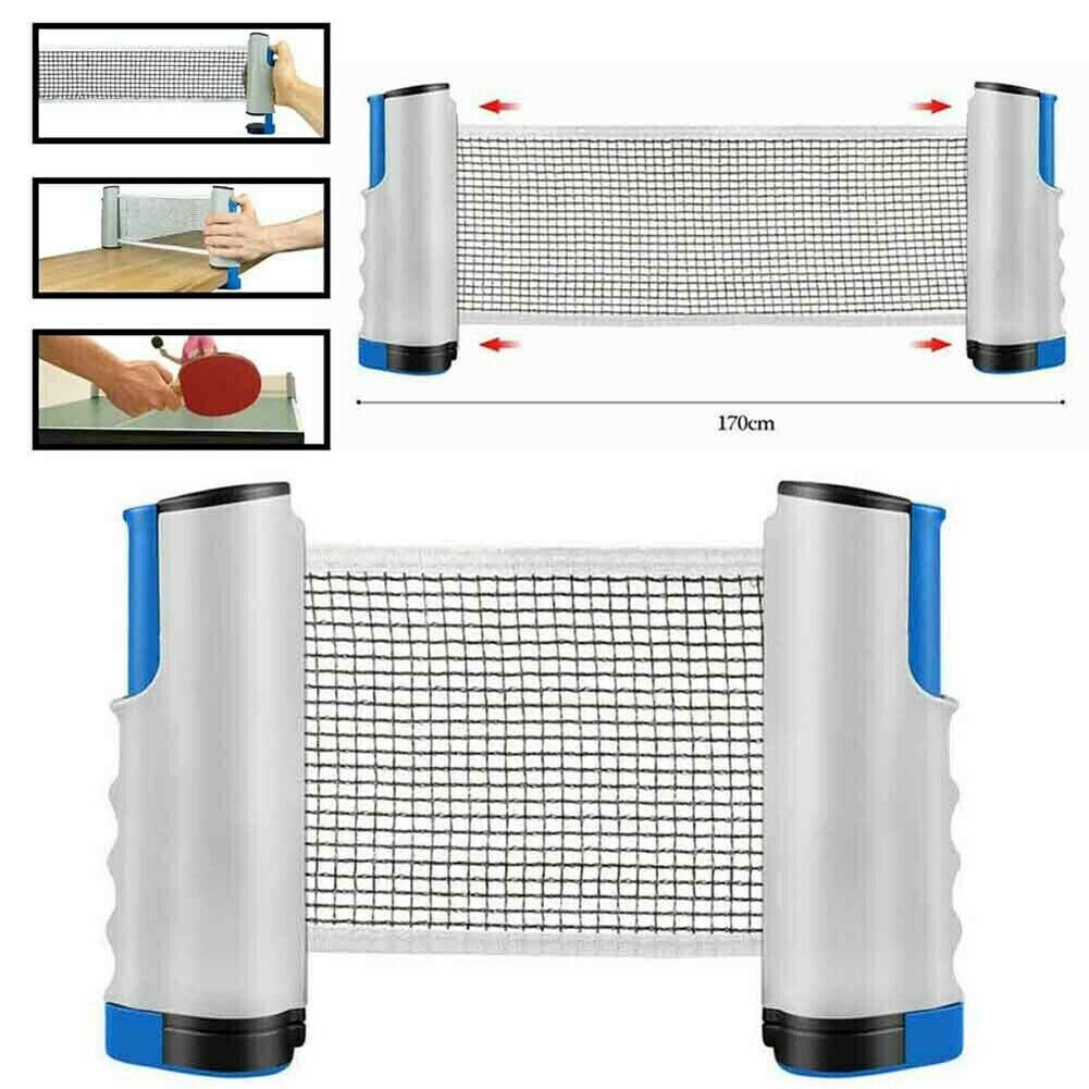 Table Tennis Bats, Retractable Net and 150 Balls in Leighton Buzzard