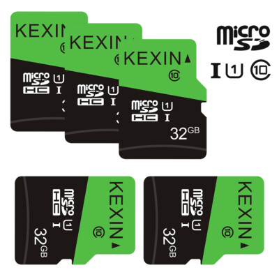  1/3/5 Pack 32GB Ultra Micro SD Class 10 SDHC TF Memory Card High Speed TF Card