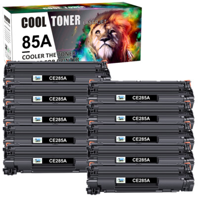 10PK CE285A Toner Cartridge Fits HP Laserjet P1102 P1102W M1212nf M1132 Printer
