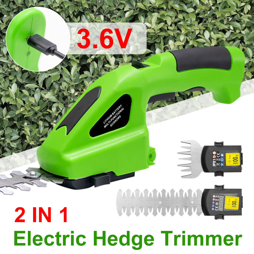 Cordless Hedge Cutter Portable Grass Trimmer