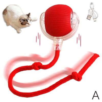 Interactive Cat Toy Ball Super Drive Cat Rolling Balls Bird with N4P6