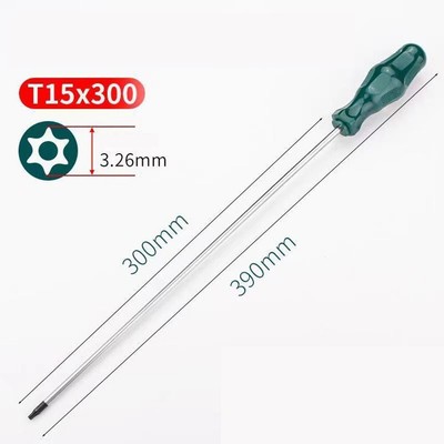 400 mm Torx Schraubendreher verlängert Schraubendreher magnetische Spitze Gummi