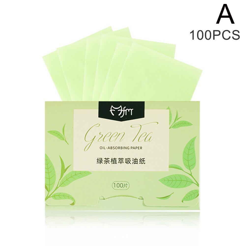 Grüner Tee Duft trocken und ölentfernend Gesichtsöl absorbierendes Papier 9P6T
