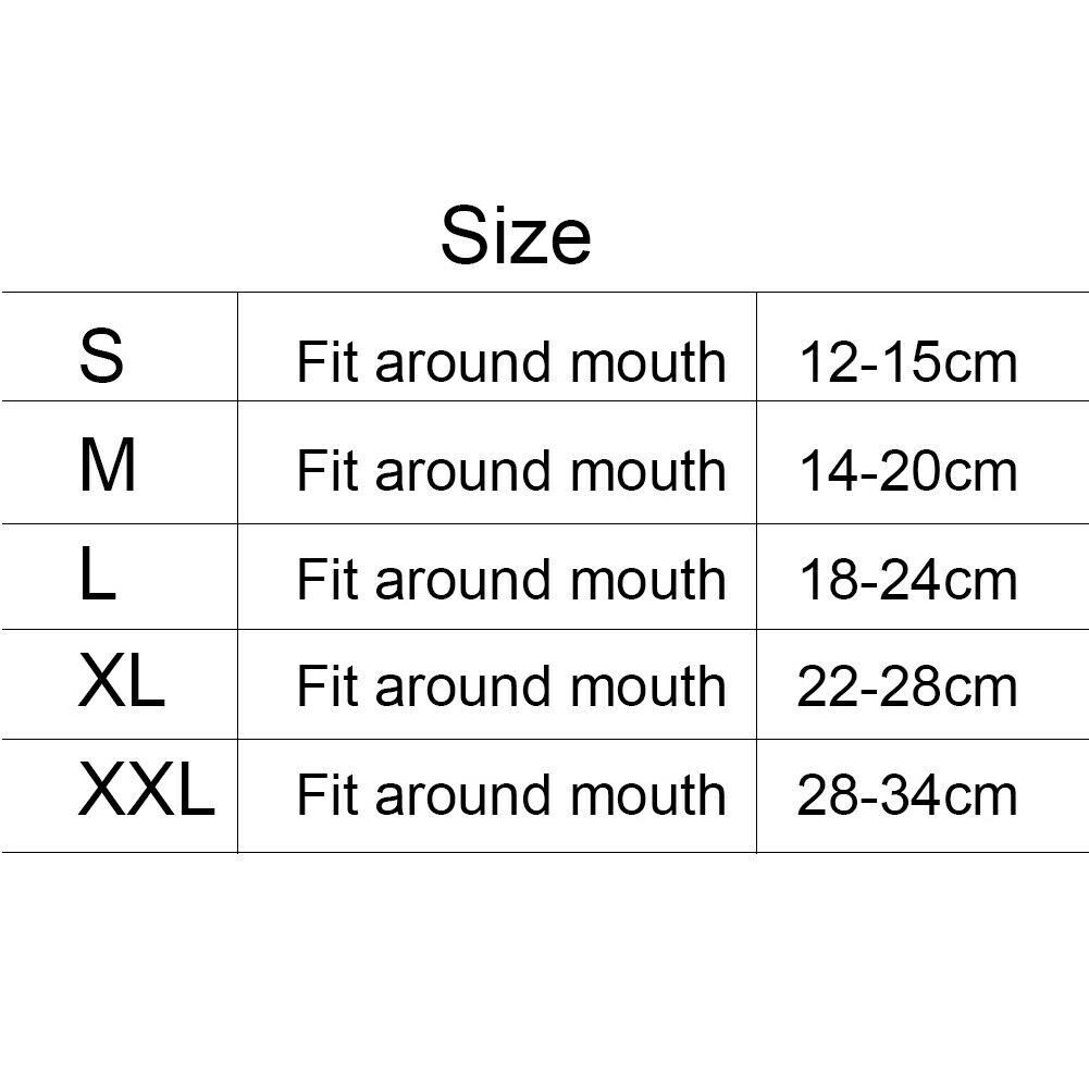 New Dog Muzzle Anti Stop Bite Barking Chewing Mesh Mask Training Pet Small Large