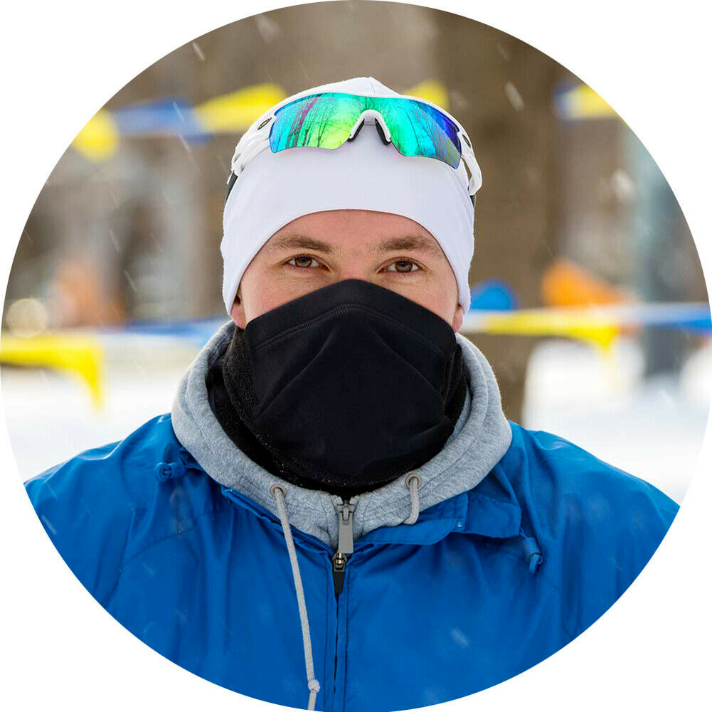Winter Neck Gaiter Warmer Scarf Windproof Ski Running Face Mask for Cold Weather