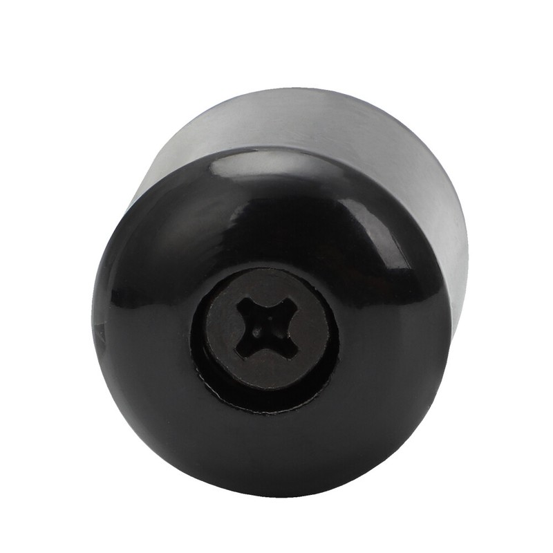 Solid Iron Handle Bar Ends Heavy Weight Vibration Reducing Grip Plugs 7/8" 22mm