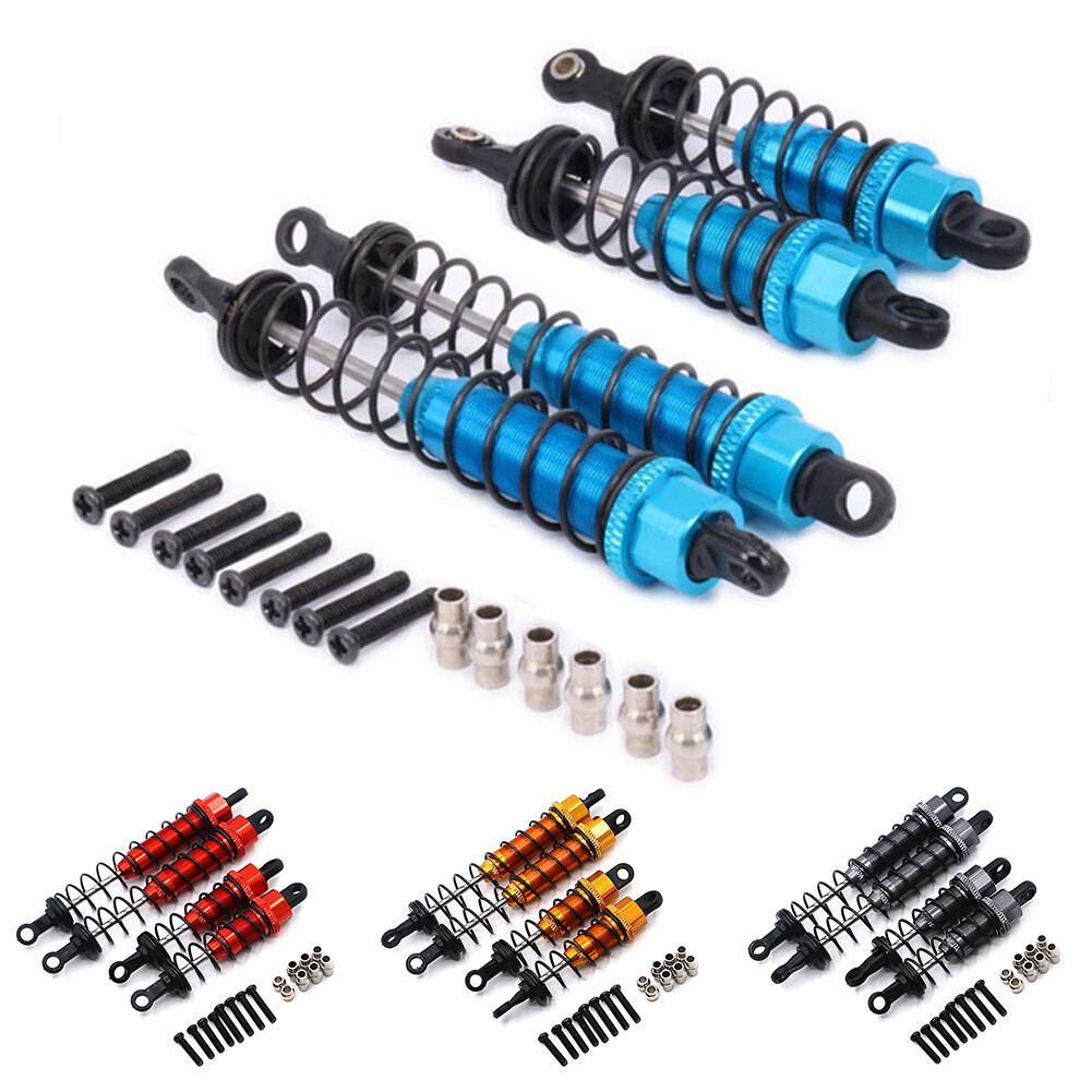 4PCS Metal Front & Rear Shock Absorber For 1/12 WLtoys 12428 12423 12429 RC Car