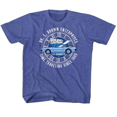 Back to the Future Dr. E. Brown Enterprises Royal Children's T-Shirt