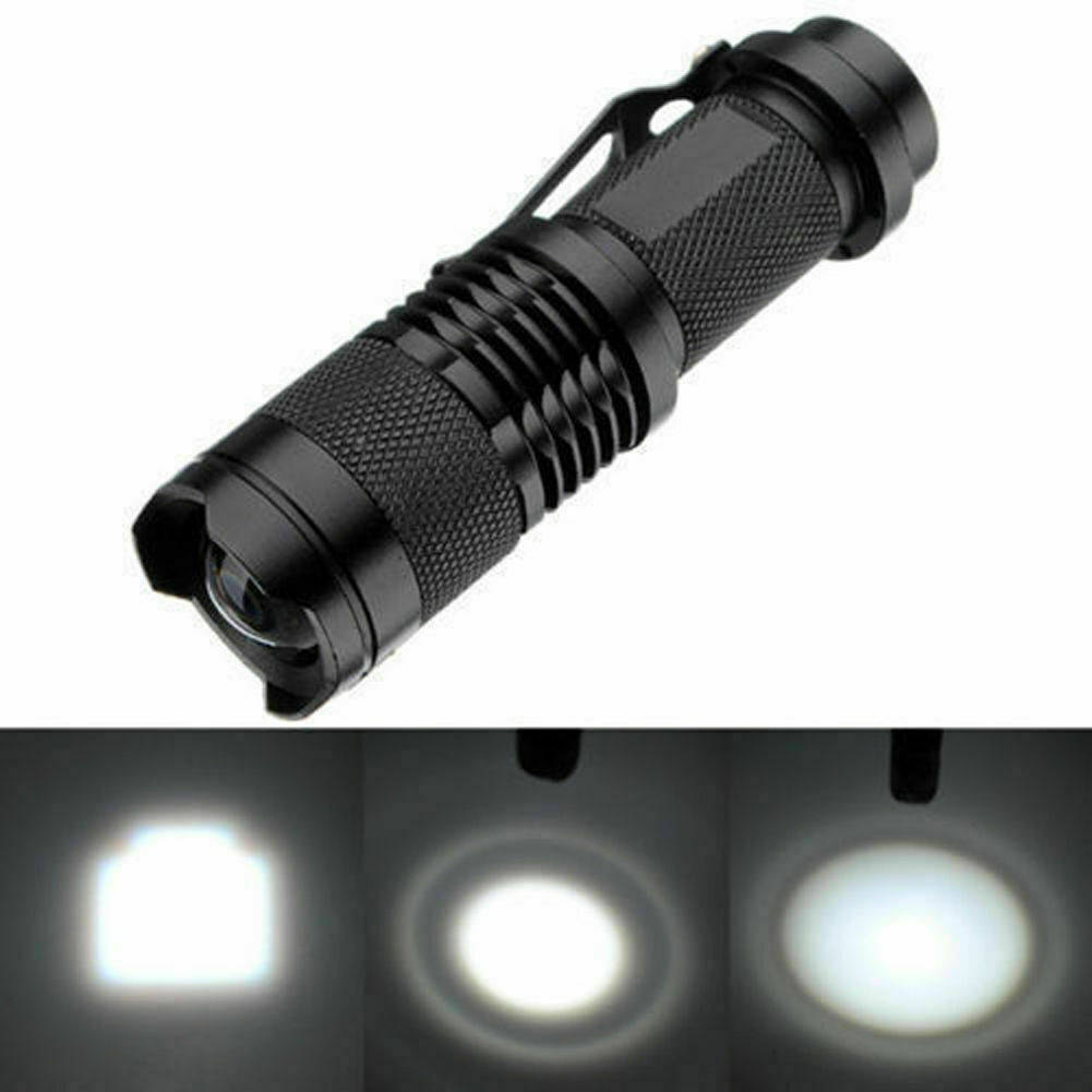 Tactical Helmet Light Mini Flashlight Telescopic Zoom Hunting FAST Helmet Lamp