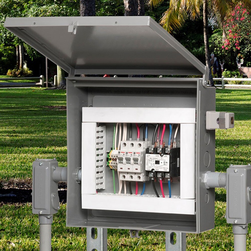 Arlington Outdoor Electric Cabinet Enclosure Box Heavy Duty Plastic 12/" x 12/"