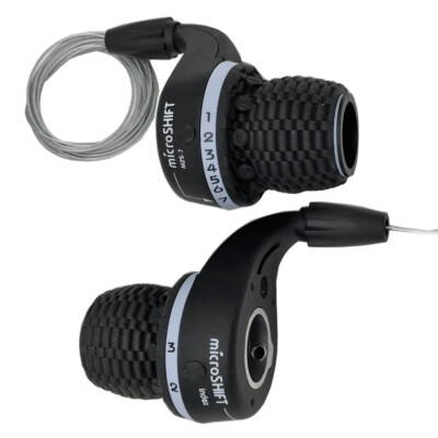 3X7 Speed MicroShift Shimano Compatible Bicycle Twist Grip Shift Gear Shifters