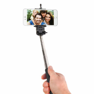 Smart Gear 42'' Extendable Monopod Selfie Stick iPhone Samsung Black