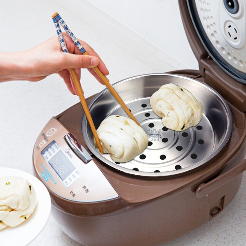 Steam Basket Steaming Grid 304 Stainless Steel Deepened Full Range Household