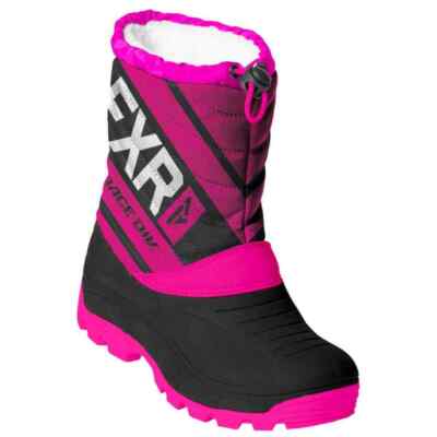 FXR Racing F19 Octane Youth Kids Winter Sports Skiing Snowmobile Boots