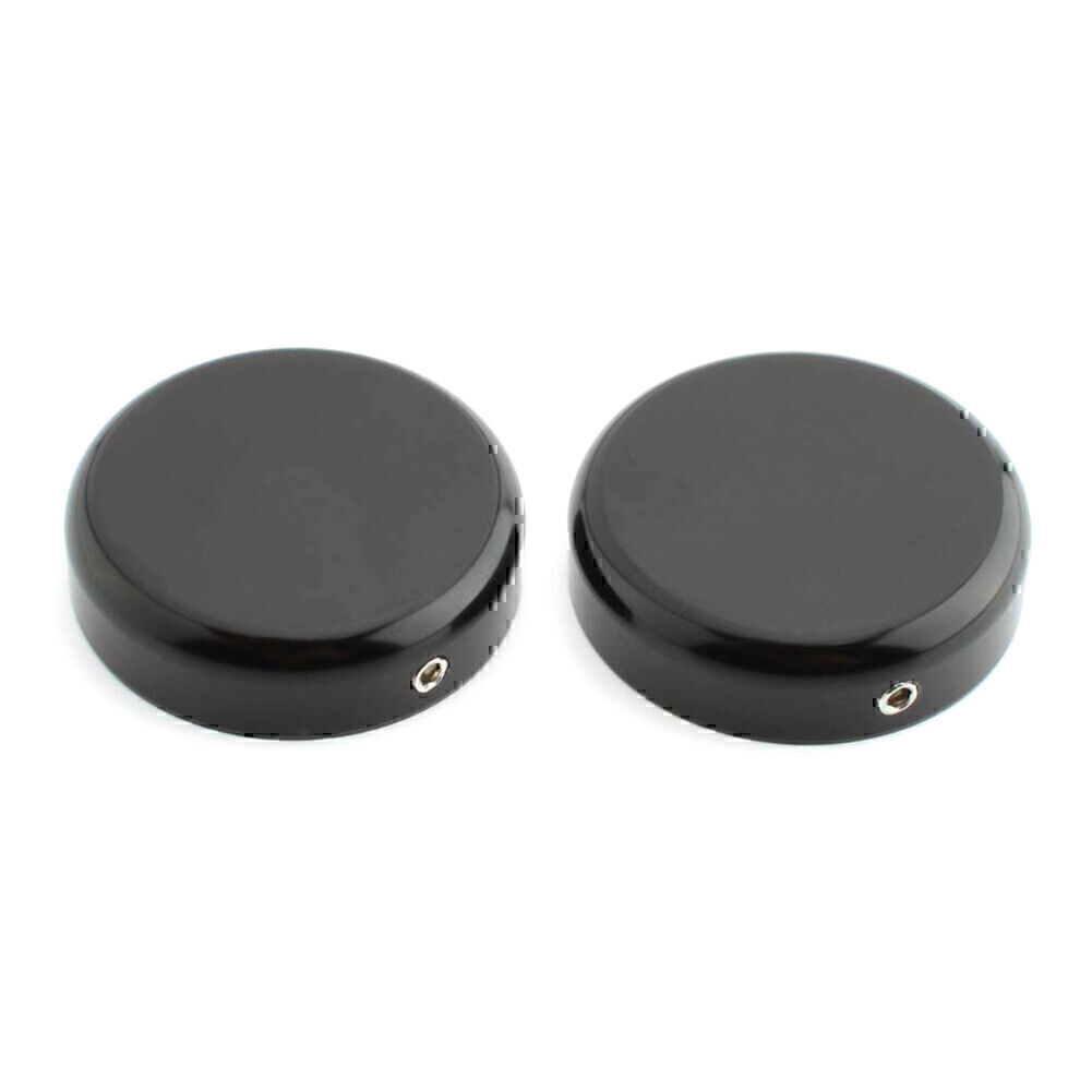 Gloss Black Upper Fork Caps FOR HARLEY SOFTAIL STREET BOB 2018-2020 FXBB Black