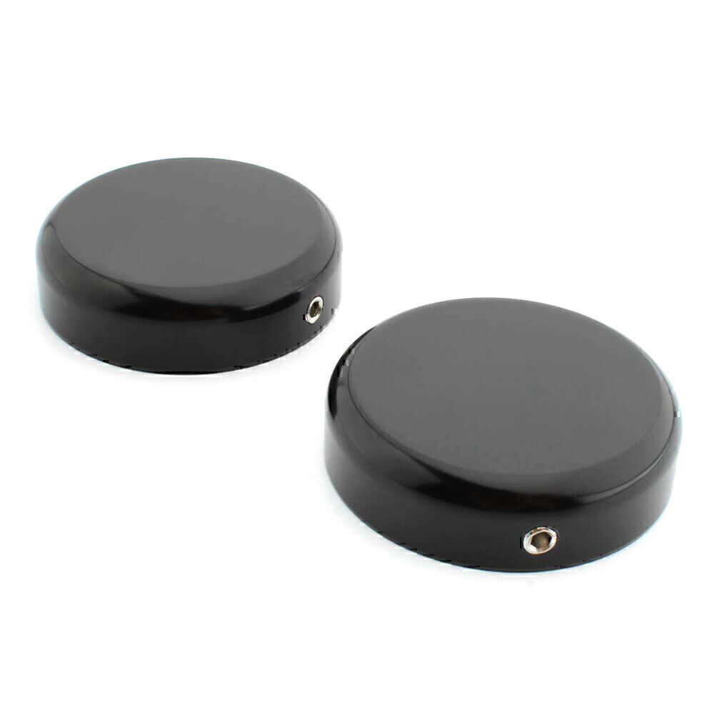 Gloss Black Upper Fork Caps FOR HARLEY SOFTAIL STREET BOB 2018-2020 FXBB Black