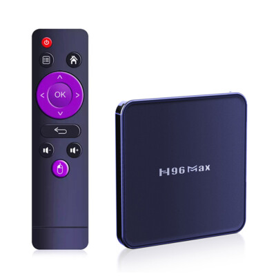 H96 Max V12 TV Set Top Box Media Player Bluetooth-compatible 4.0 Smart TV Box.