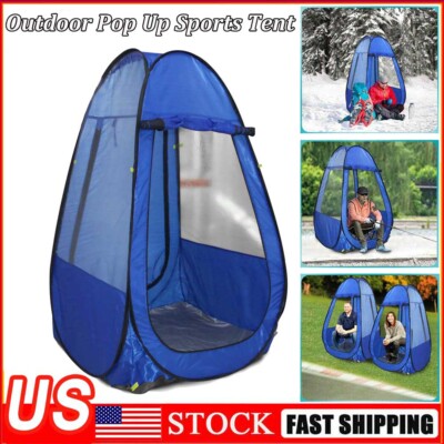 Weather Tent Pop Up Pod Portable Tent Rainproof Windproof Sports Privacy Tent