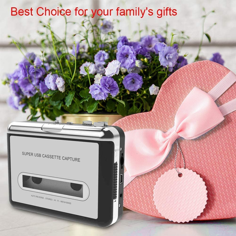cassette Tape to CD Converter via Usb,Portable Cassette Player Captur...
