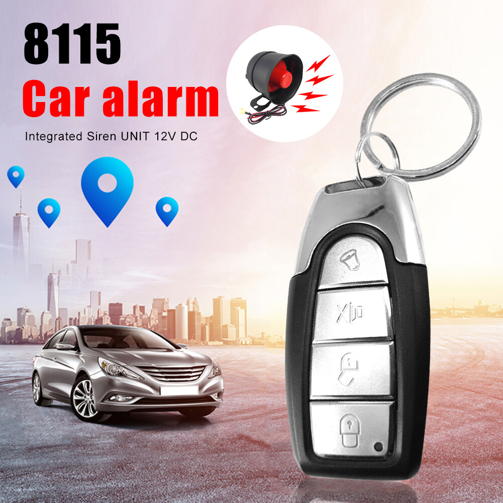Horn Siren Alarm One-way Burglar Protection W/ 2 Remote
