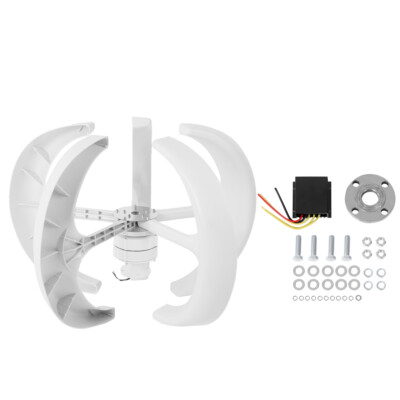 Vertical Axis Lantern Wind Turbine 12V 600W Alternative Home Energy Generator