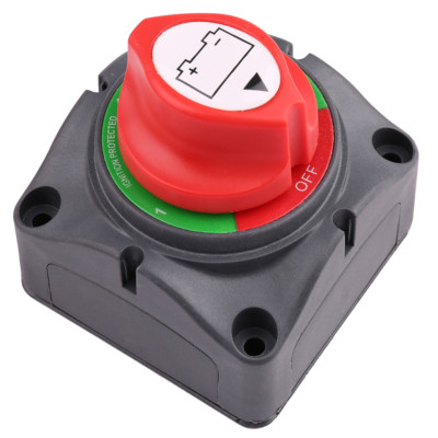 Dual Battery Selector Disconnect Switch for Marine Boat Rv Vehicles 1-2-Both-Off