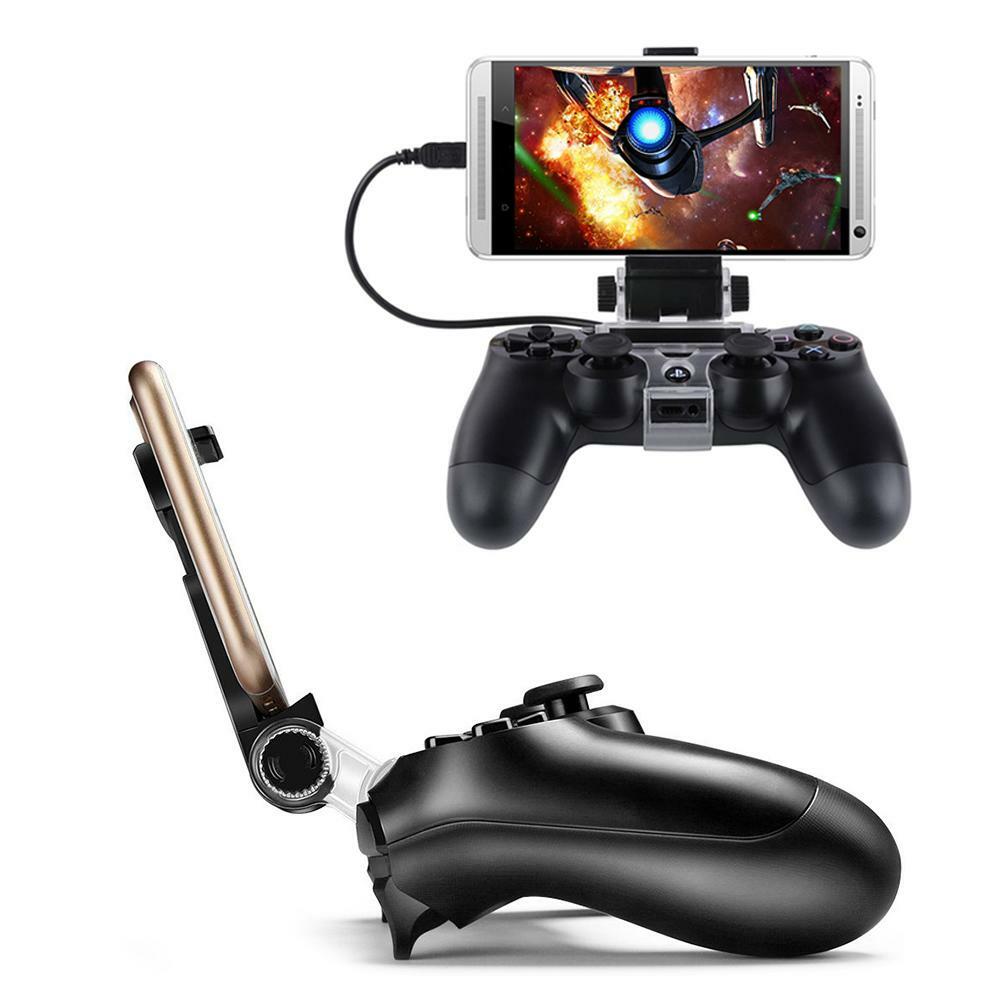 For PlayStation PS4 Game Controller Bracket Smart Phone Clip Mount