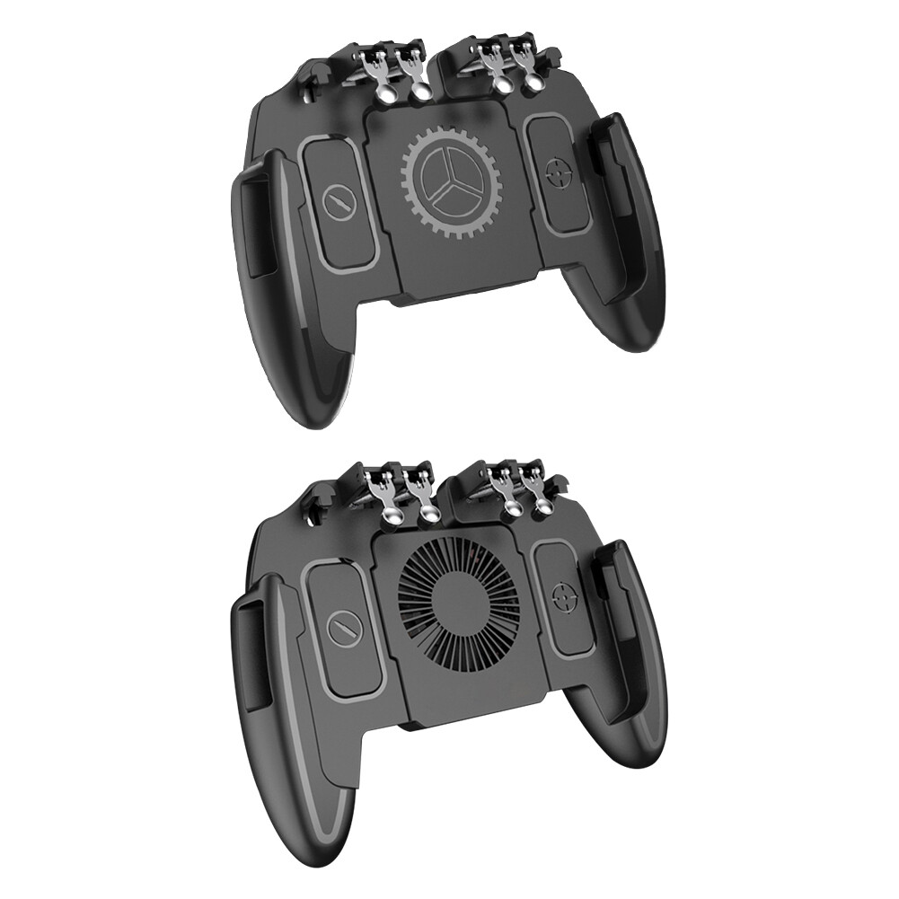 6 Fingers Mobile Gaming Cooling Gamepad for PUBG Game Controller Joystick