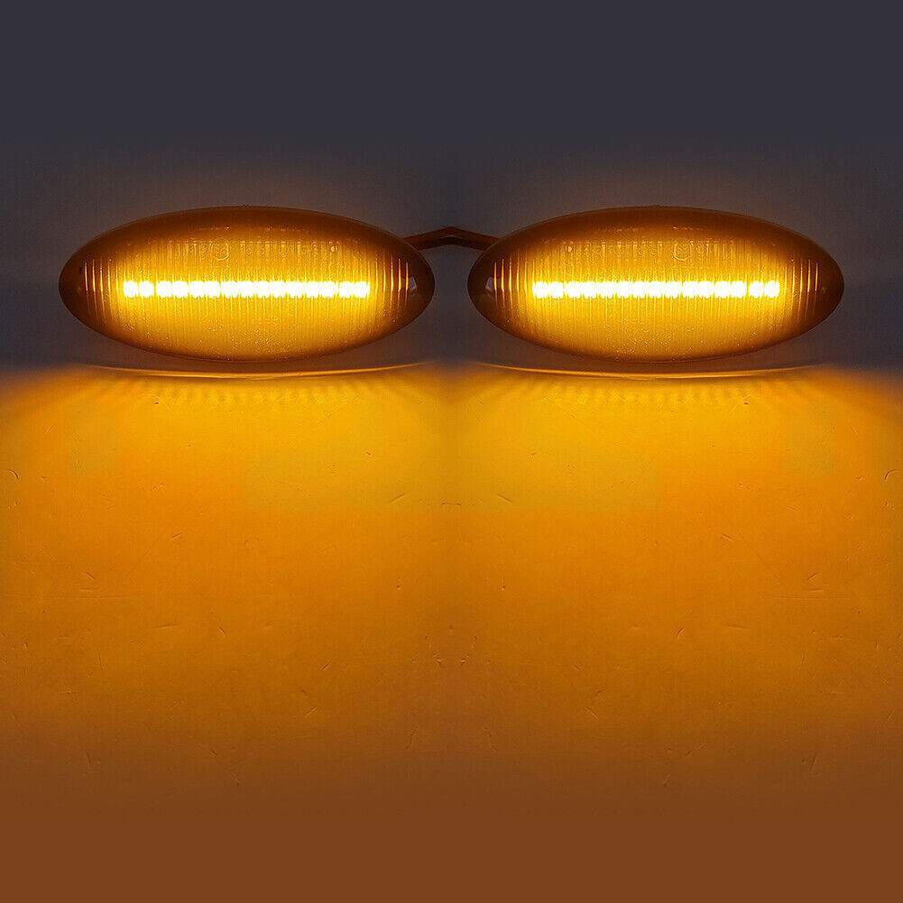 LED Dynamic Side Marker Turn Sequential Blinker Light Pair For Mazda 2 3 5 MPV