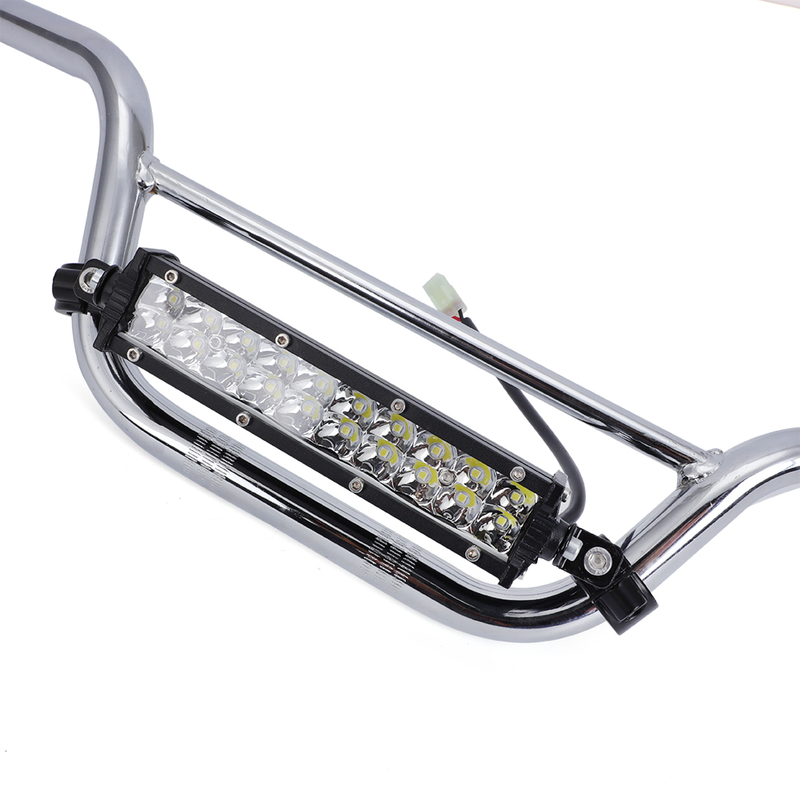 For KLX110 & CRF110 Pitbike Plug&Play LED Headlight Light Bar Kit w/ USB Switch