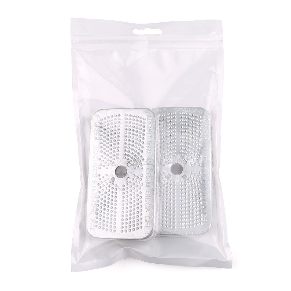 2 Packs 40 Gram Reusable Silica Gel Desiccant Beads Dehumidifier Canister Safe eBay
