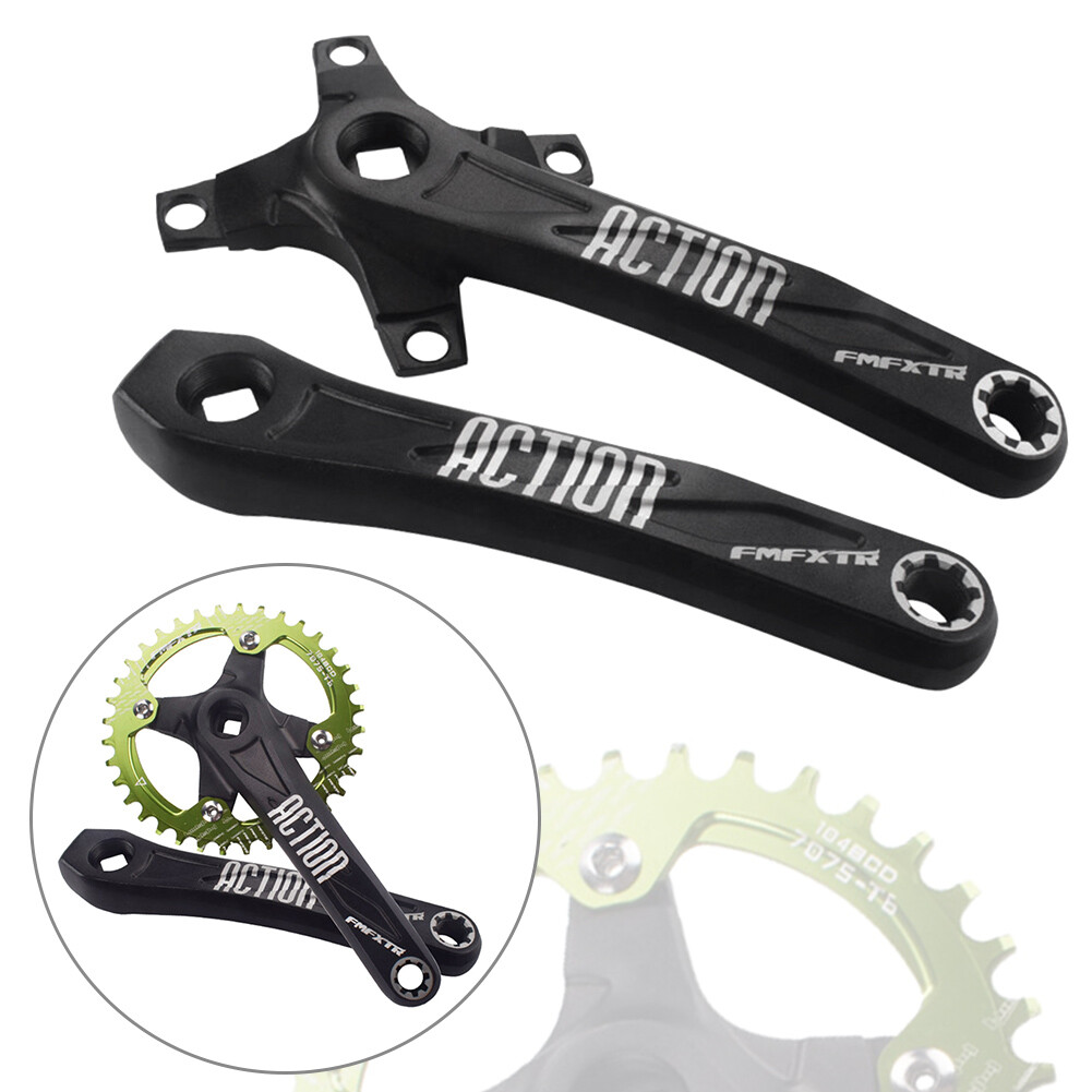 MTB Bicycle Crank Mountain Bike Crankset Length 170mm BCD 104mm Alu Alloy