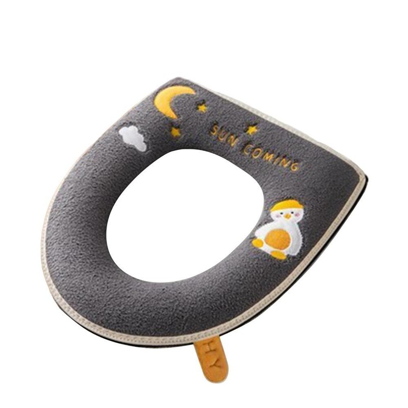 Komfortables Toilettenerlebnis Mit Weichfaserbezogenem Sitzschoner