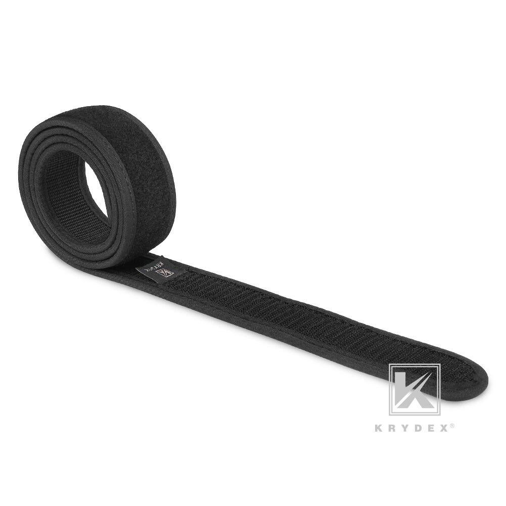 KRYDEX Loop Liner Inner Belt 1.5 in Tactical Waist Belt Duty Belt Nylon Black