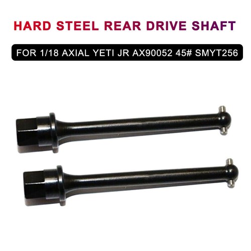 2pcs 45# Hard Steel Rear Drive Shaft Parts for 1/18 AXIAL YETI JR AX90052 RC Car