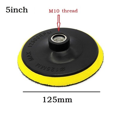 Efficient 125mm Hook and Loop Buffing Pad Achieve Smooth and Polished Surfaces