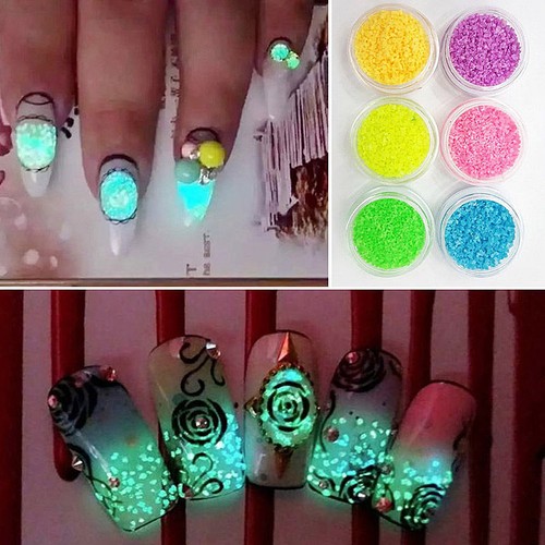 2 Boxs Women Sticker Diy Decor Glitter Stones Nail Decorating Kit