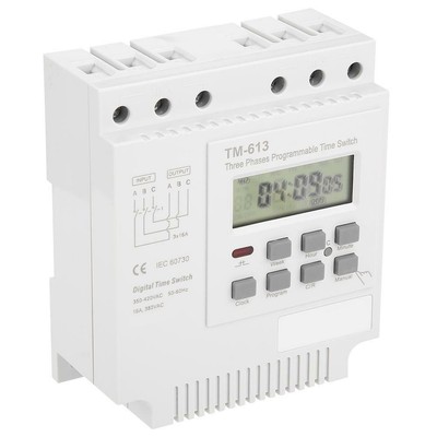 TM-163 3Phasen Digital Zeitrelais Programmierbar Timer Zeitschaltuhr 380V 50-60❉