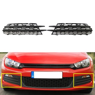 Front Lower Bumper Mesh Fog Light Grille For VW Scirocco 2008-2014 2009 2010 11