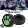 10 Pieces Thumb Grip Replacement for Cute Black Cat Claw Design Soft Silicone Analog Stick Thumb Cover, Joystick Compatible with Lite(Green)