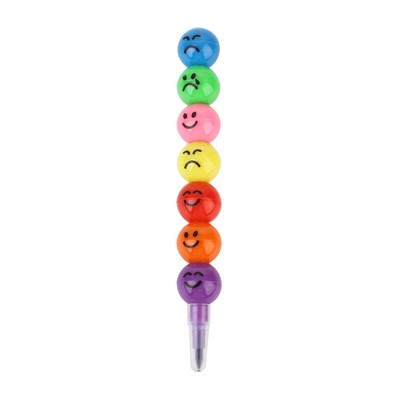 Colorful Gourd Graffiti Pen Smile Crayons Stationery Painting Supplies Creative
