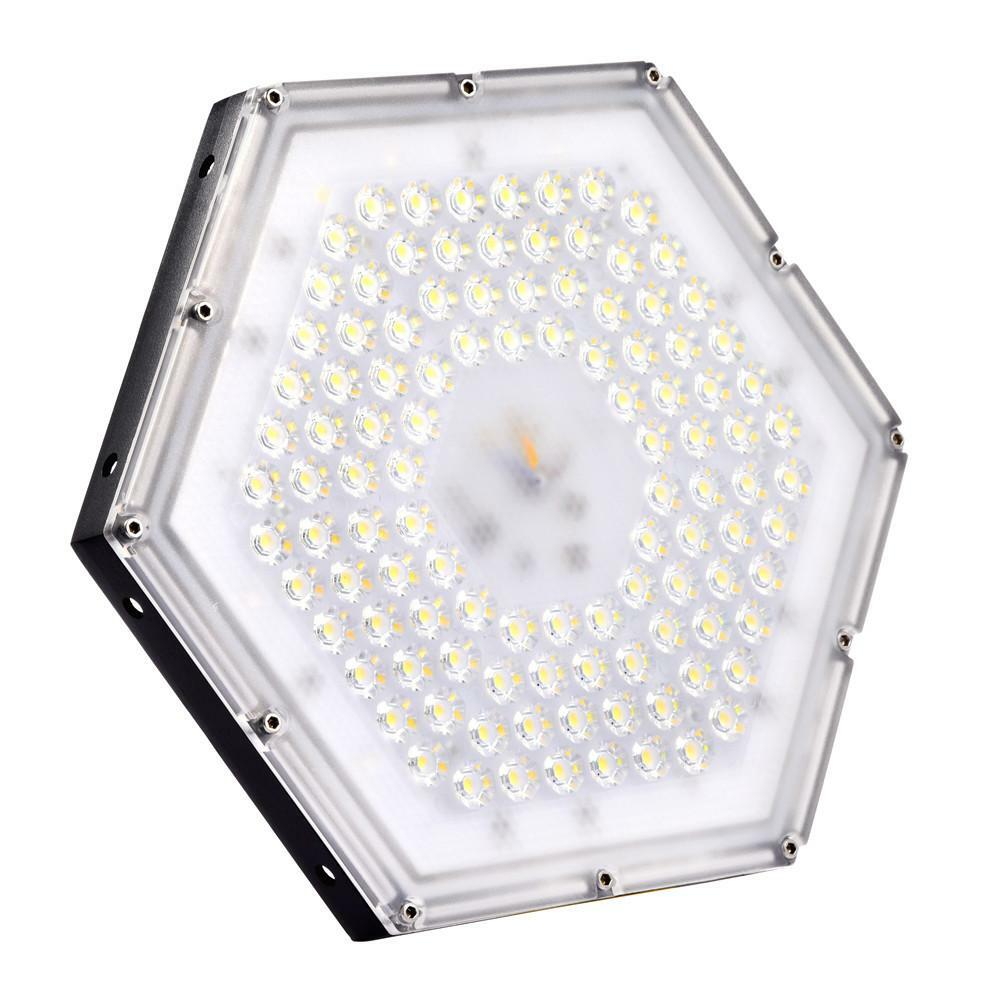 6X100W LED Flood Light PIR Motion Sensor Cool White Outdoor Lamp Spotlight IP65
